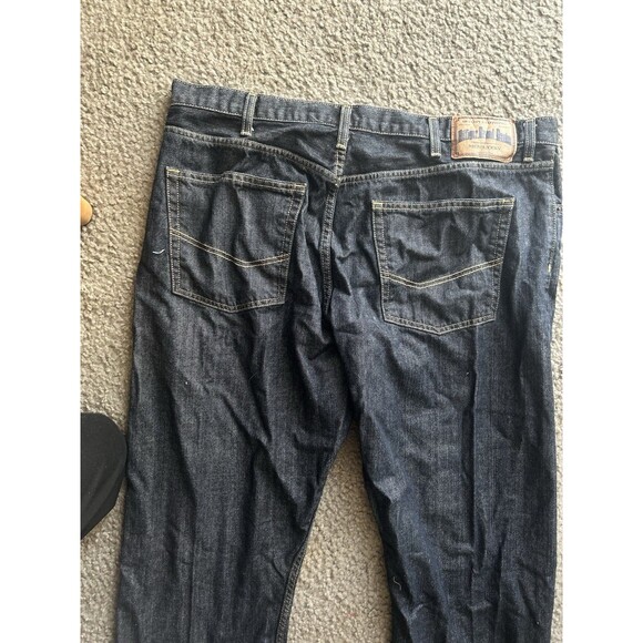 Tommy Hilfiger Straight Fit jeans Denim Sz 38x32 Blue Jean - Picture 8 of 9